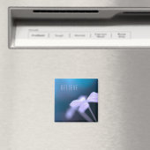 "Glaube" beruhigende Farben, Square Magnet (In Situ (Geschirrspüler))