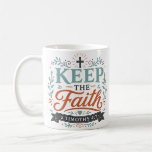 Glaube Bewahren Religiöser Spruch Kaffeetasse