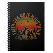 Glaube bewegt Berge Notizblock (Vorderseite)