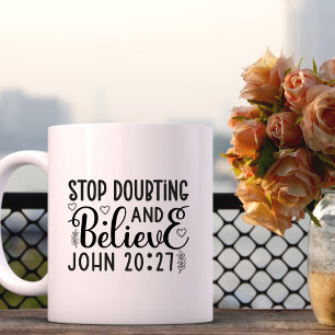 Glaube Bibel Verse Scripting Personalisiert Kaffeetasse