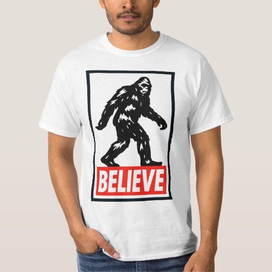 Glaube - Bigfoot Sasquatch T-Shirt (Vorderseite)