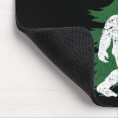 Glaube Bigfoot Sasquatch Yeti Weihnachtsmannmütze  Mousepad (Ecke)