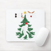 Glaube Bigfoot Sasquatch Yeti Weihnachtsmannmütze Mousepad (Mit Mouse)