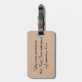 Glaube!-Bleibe Focused_ Gepäckanhänger (Rückseite vertikal)