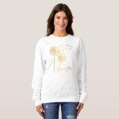 Glaube blüht: Löwenzahn Sweatshirt (Vorne ganz)