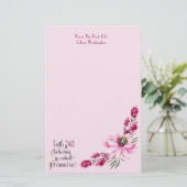 Glaube Briefpapier (Stehend Vorderseite)