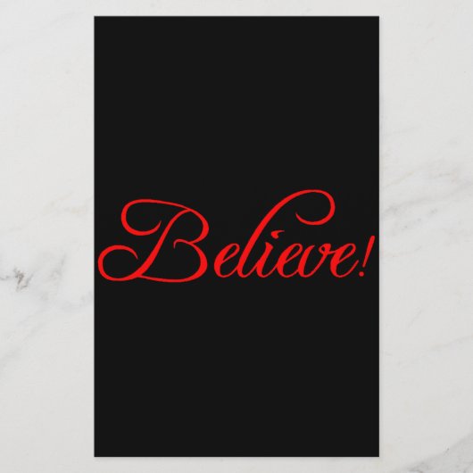 Glaube! Briefpapier (Vorderseite)