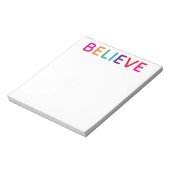 Glaube Bright Notizblock (Rotiert)