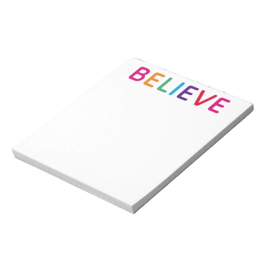 Glaube Bright Notizblock (Rotiert)
