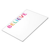 Glaube Bright Notizblock (angewinkelt)
