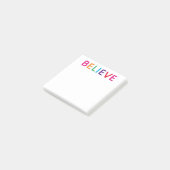 Glaube Bright Post-it Klebezettel (angewinkelt)