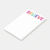 Glaube Bright Post-it Klebezettel (angewinkelt)
