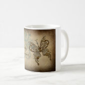 Glaube Butterfly Kaffeetasse (VorderseiteRechts)
