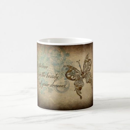Glaube Butterfly Kaffeetasse (Mittel)