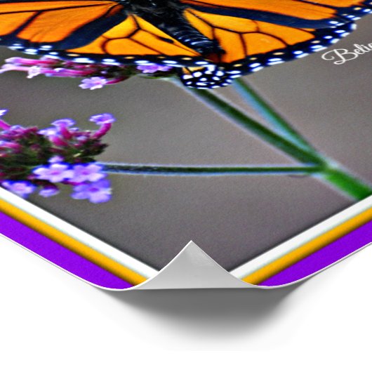 Glaube Butterfly Poster (Ecke)