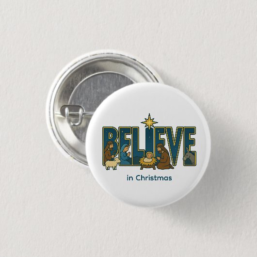 Glaube button (Vorne & Hinten)