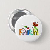 Glaube Button (Vorne & Hinten)