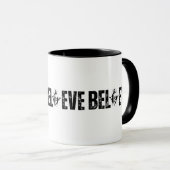 Glaube Christliche Silhouette Offen Mit Glauben Tasse (VorderseiteRechts)