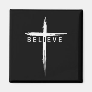 Glaube Christliches Kreuz Jesus Christus Christen Magnet