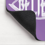 Glaube den Fischlavender Mousepad (Ecke)