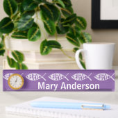 Glaube den Fischlavender Namensplakette
