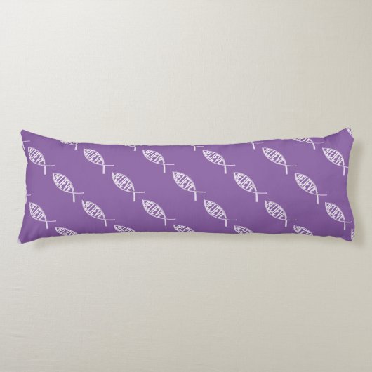Glaube den Fischlavender Seitenschläferkissen (Vorderseite)