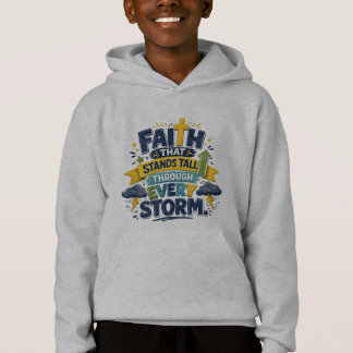 Glaube, der Kinder steht Hoodie
