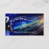 Glaube - Die Samen, die Sie säen und Ihre Ziele Visitenkarte (Vorderseite)