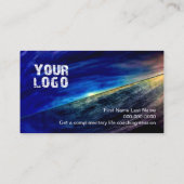 Glaube - Die Samen, die Sie säen und Ihre Ziele Visitenkarte (Rückseite)