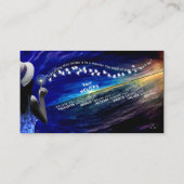 Glaube - Die Samen, die Sie säen und Ihre Ziele Visitenkarte (Rückseite)