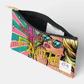 Glaube Druckknopf Nähtasche Zubehörtasche (Offen)