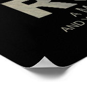 Glaube, du kannst einen Marathon laufen! Poster (Ecke)