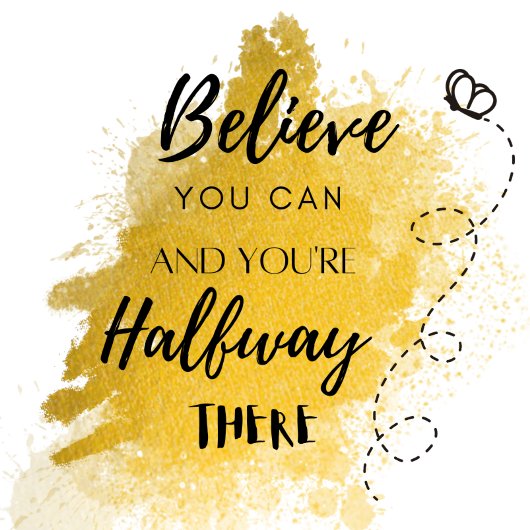 Glaube, du kannst Motivierend Sweatshirt