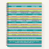 Glaube, DU SAGST GOD SAYS Bible Verses Notizblock (Vorderseite)