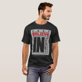 Glaube einfach an deine selbst bestickte Kunst T-Shirt (Vorne ganz)