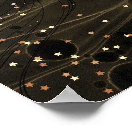 Glaube einfach an deine Träume Poster (Ecke)