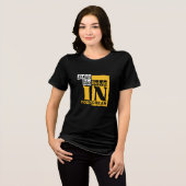 Glaube einfach an deinen Traum Tri-Blend Shirt (Vorderseite voll)