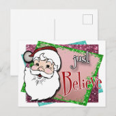 Glaube einfach postkarte (Vorne/Hinten)