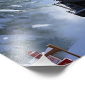 Glaube - Eisenbahn mit Polar Fotodruck (Ecke)