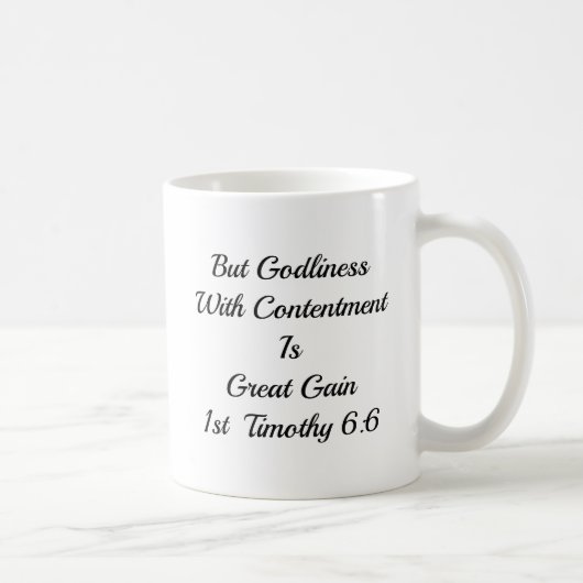 GLAUBE (ENTWERFE DEINEN EIGENEN BECHER) KAFFEETASSE (Rechts)