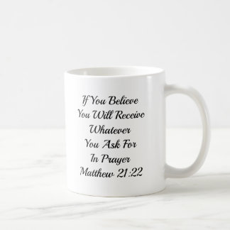 GLAUBE (ENTWERFE DEINEN EIGENEN BECHER) KAFFEETASSE