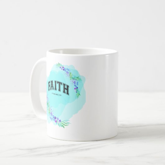 Glaube, Ephesianer 2:8 Tasse (Vorderseite Links)