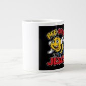 Glaube - Extra große Kaffeetasse Jumbo-Tasse (Vorderseite)