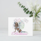 * Glaube - Fairy Moon Postkarte (Stehend Vorderseite)