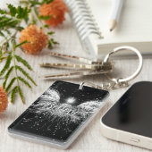 Glaube Fairy Starlight Fantasy Black Schlüsselanhänger (Vorderseite rechts)