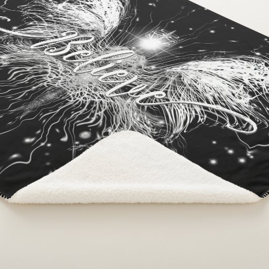 Glaube Fairy Starlight Fantasy Black Sherpadecke (3/4)