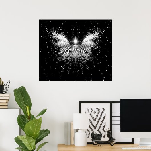 Glaube Fairy Starlight Fantasy Poster (Heimbüro)
