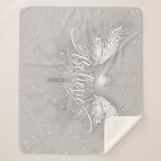 Glaube Fairy Starlight Fantasy Sherpadecke (Vorderseite)