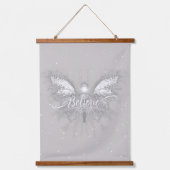 Glaube Fairy Starlight Fantasy Wandteppich Mit Holzrahmen (Vorderseite)