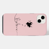 Glaube - Fallende Schweinefedern iPhone Hülle (Rückseite (Horizontal))